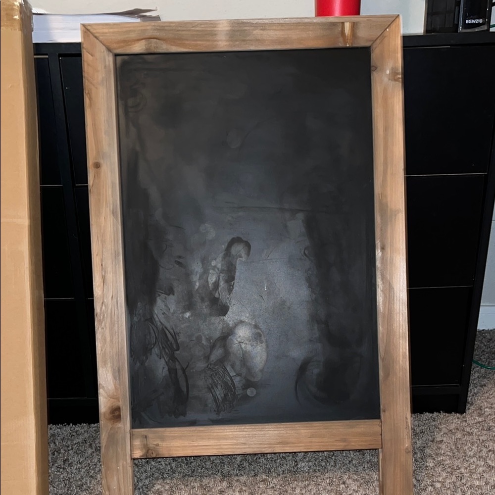 Rustic Wooden Framed Chalkboard